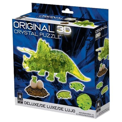 Puzzle crystal triceratops - puzzle,