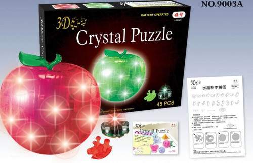 Kreatives kristall puzzle - kristall,