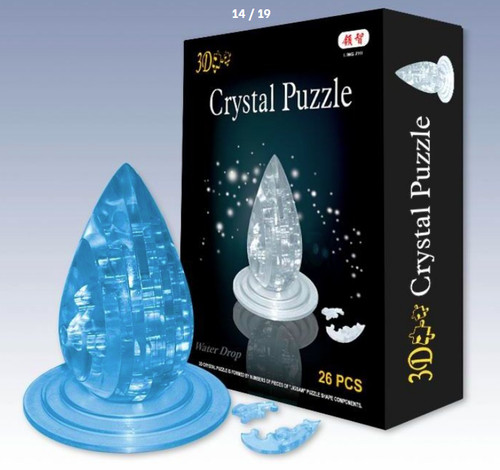 Kreatives kristall puzzle - kristall,