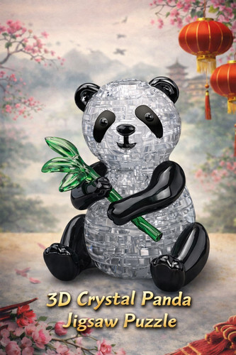 Kristall panda puzzle - 🐼,